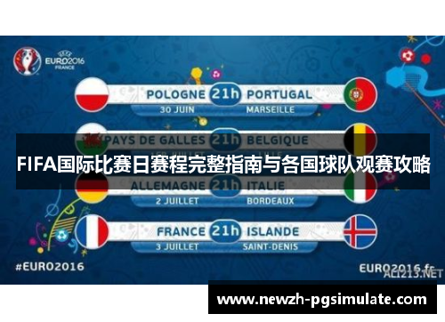 FIFA国际比赛日赛程完整指南与各国球队观赛攻略 FIFA国际比赛日赛程完整指南与各国球队观赛攻略